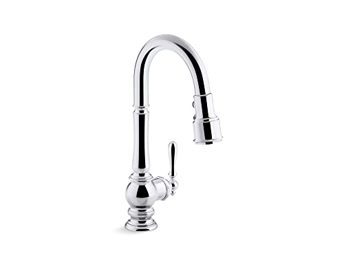 Kohler Guild Pull-Down Kitchen Sink Faucet With Three-Function Sprayhead