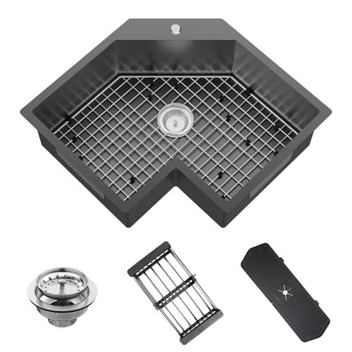 L Shaped Kitchen Sink