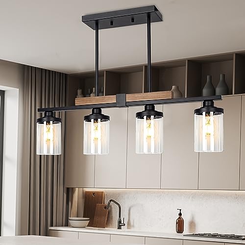 Modern Farmhouse Kitchen Lighting: Stylish Black Chandelier Ideas for Dining