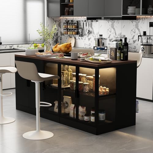 Open Concept L Shaped Kitchen Island Ideas for Stylish Storage Solutions