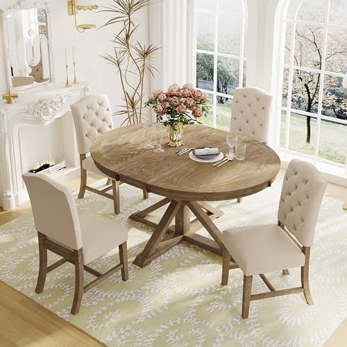 Oval Kitchen Table And Chairs: Stylish Extendable Sets for Modern Dining