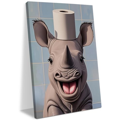 Painted Rhino Kitchen + Bar: Hilarious Wall Art for Animal Lovers