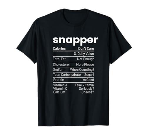Pappadeaux Seafood Kitchen Nutrition Facts: Snapper Seafood T-Shirt Insights