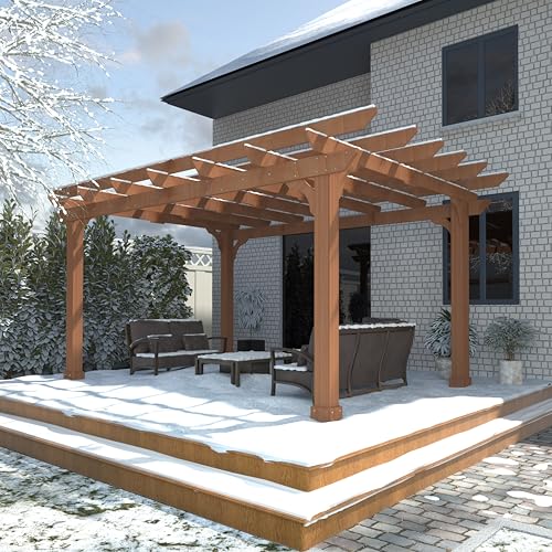 Pergola With Outdoor Kitchen