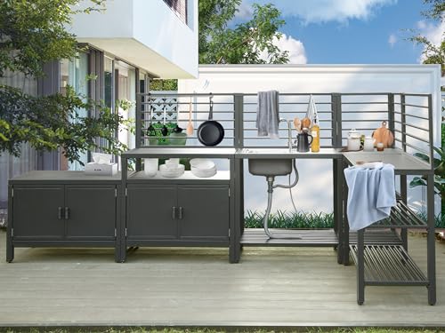 Pre Fab Outdoor Kitchen Ideas for Stylish and Functional Backyard Cooking