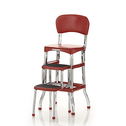 Retro Kitchen Step Stool Chair: Stylish, Durable, and Space-Saving Solutions