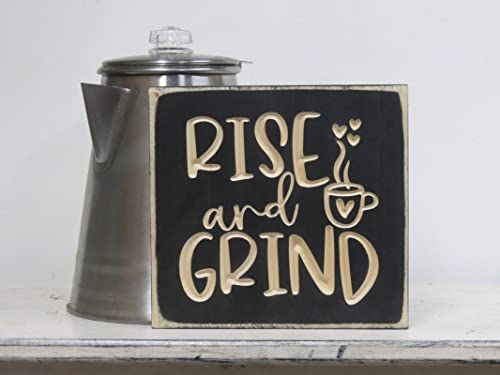 Rise & Grind Kitchen & Coffee Bar: Stylish Wall Decor Ideas for Home