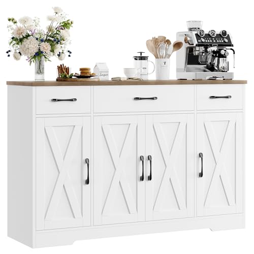Rustic White Kitchen Cabinets