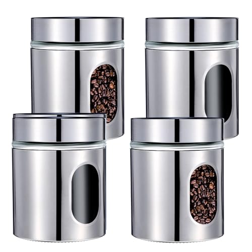 Set of 4 Kitchen Canisters