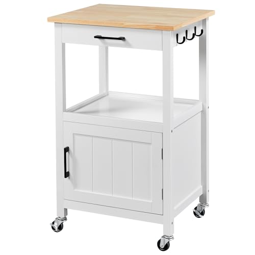 Small White Kitchen Island: Stylish Storage and Mobility for Every Kitchen