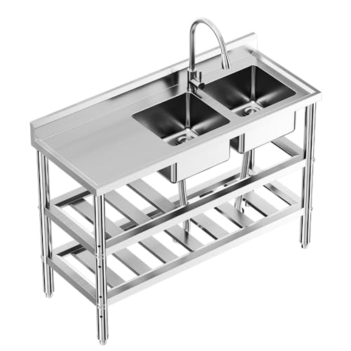 Stainless Steel Kitchen Double Sink: Durable, Spacious, and Commercial-Grade Solution