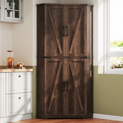 Tall Corner Kitchen Pantry Cabinet: Maximize Space with Stylish Storage Solutions