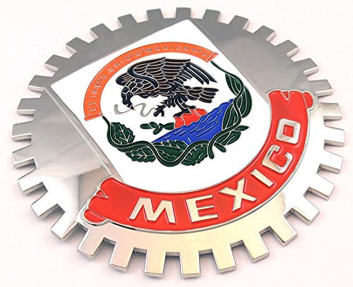 Taqueria Picante Mexican Kitchen & Grill Stylish Mexican Flag Car Grill Badge