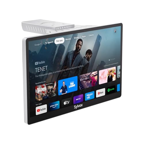 Under the Cabinet TV for Kitchen: Compact Smart TVs with 360° Rotation