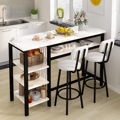 White Kitchen With Black Counters