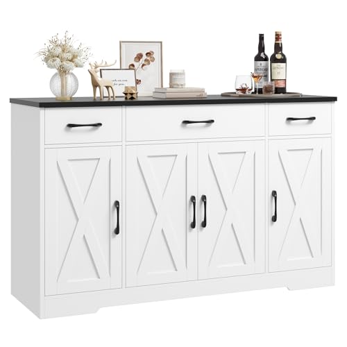 White Kitchen With Black Countertops
