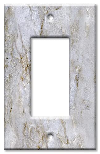 White Pearl Quartzite Kitchen Decor: Stylish Switch Plates & Backsplash Ideas