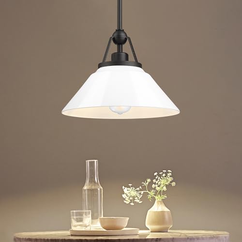 White Pendant Lights for Kitchen