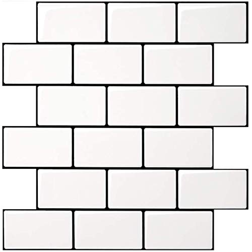 White Subway Tile Backsplash for Kitchen