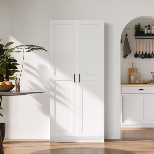 White Wood Kitchen Cabinets