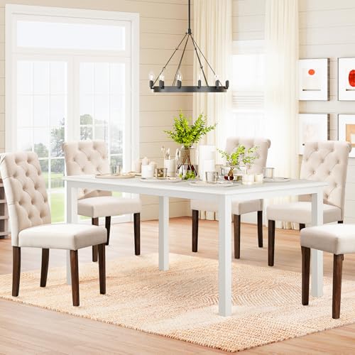White Wood Kitchen Table Ideas for Stylish and Cozy Dining Spaces
