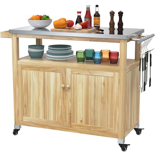 Wood Outdoor Kitchen Cabinets: Durable Storage Solutions for Your BBQ Station