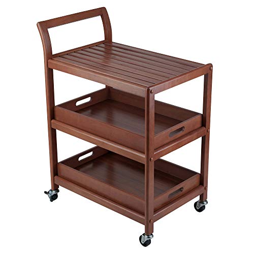 Wooden Kitchen Cart With Wheels: Stylish Storage and Mobility Solutions