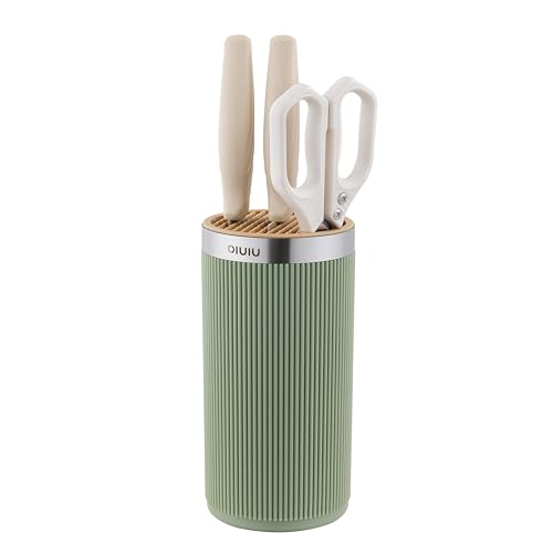 Yeopgyeon Kitchen Knife Holder Block Without Knives: Stylish Space-Saving Organizer